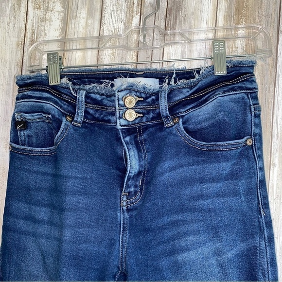 Kancan Distressed Ankle Fray Jeans - Picture 4 of 9